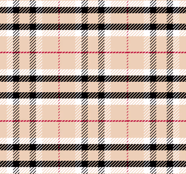 Blind pink burberry check - TenStickers