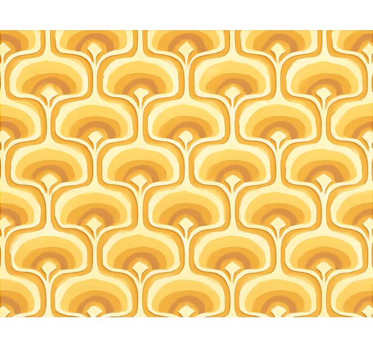 Blind yellow retro yellow design - TenStickers