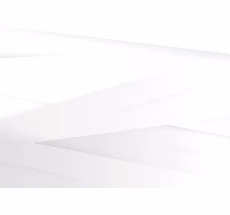 White window blind with abstract white design - TenStickers
