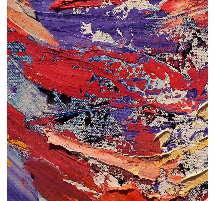 Living room blind splash colors art - TenStickers