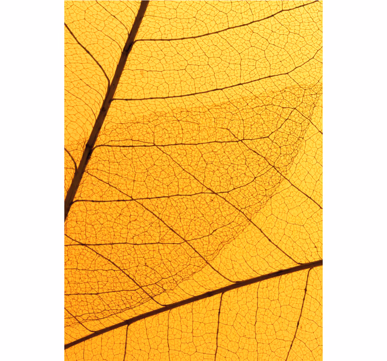 Blind yellow leaf pattern design - TenStickers