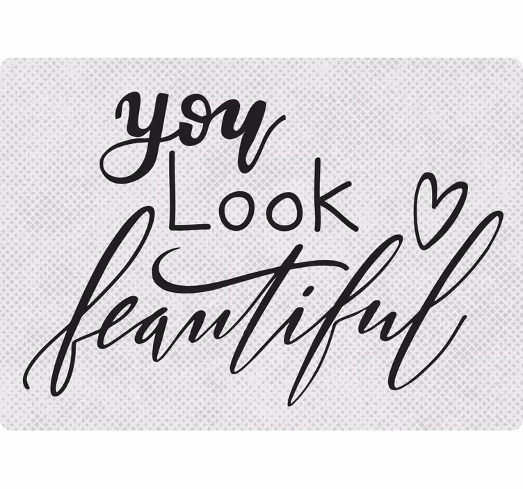 Blind grey you look beautiful - TenStickers