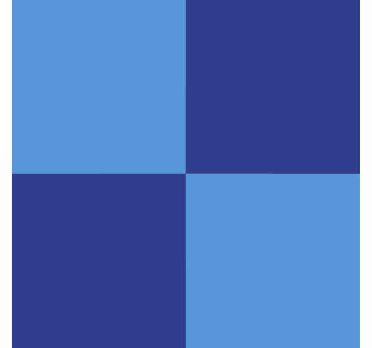 Blind blue night and blue design - TenStickers