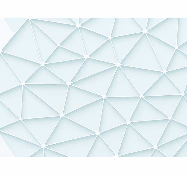Blind blue abstract triangle pattern - TenStickers