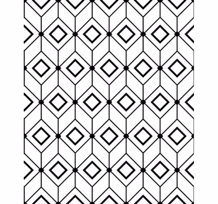 Modern blind with contemporary diamond design - TenStickers