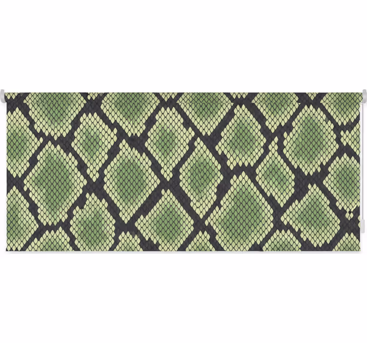 Blind green abstract snakeskin - TenStickers