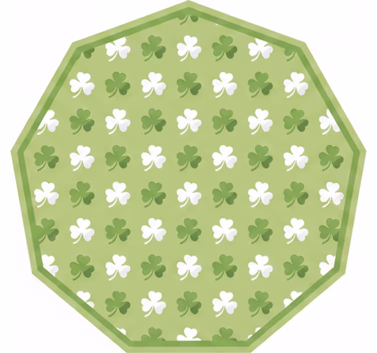 Blind green shamrock stripes - TenStickers