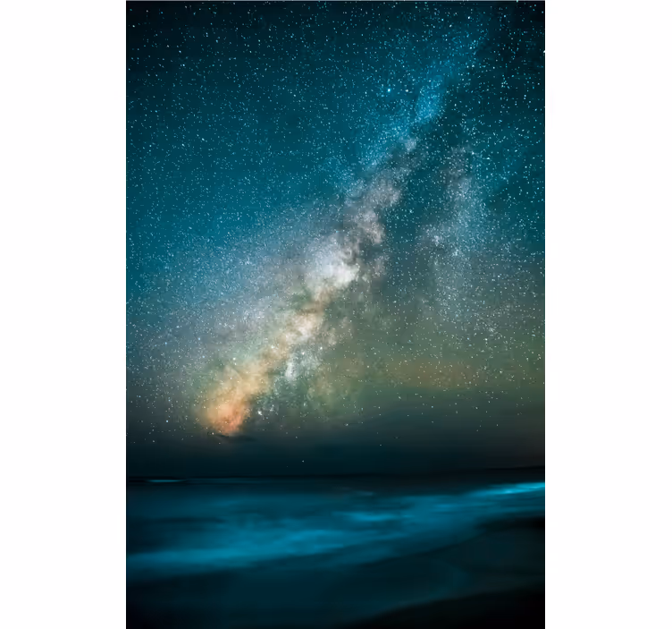 Living room blind mesmerising night sky - TenStickers