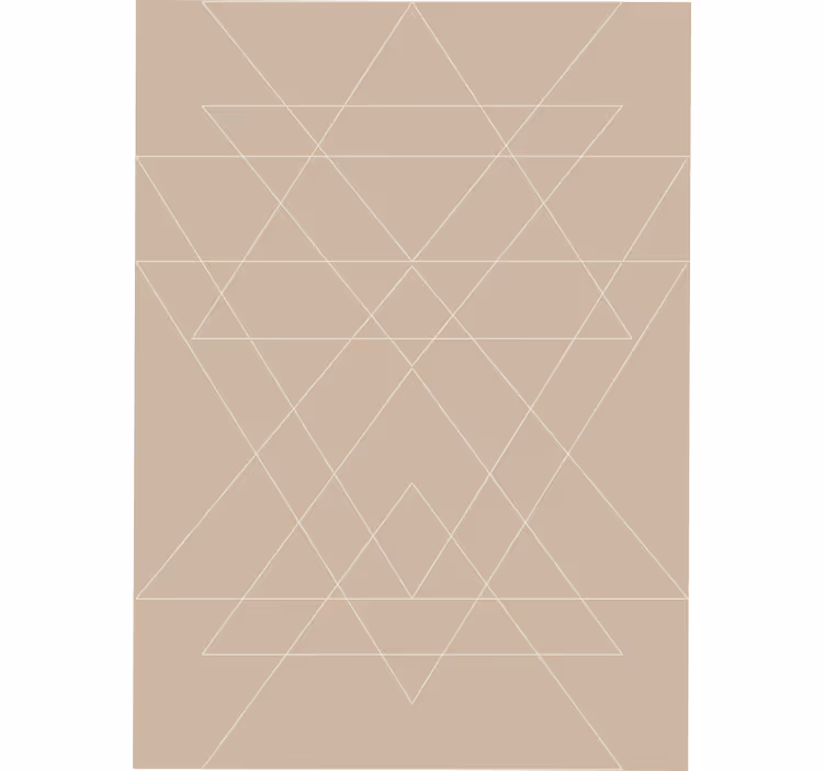 Blind beige nordic triangles mosaic - TenStickers