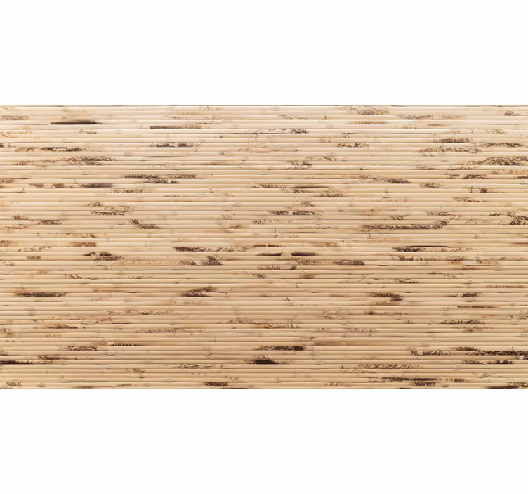 Blind beige horizontal light brown wooden slats - TenStickers