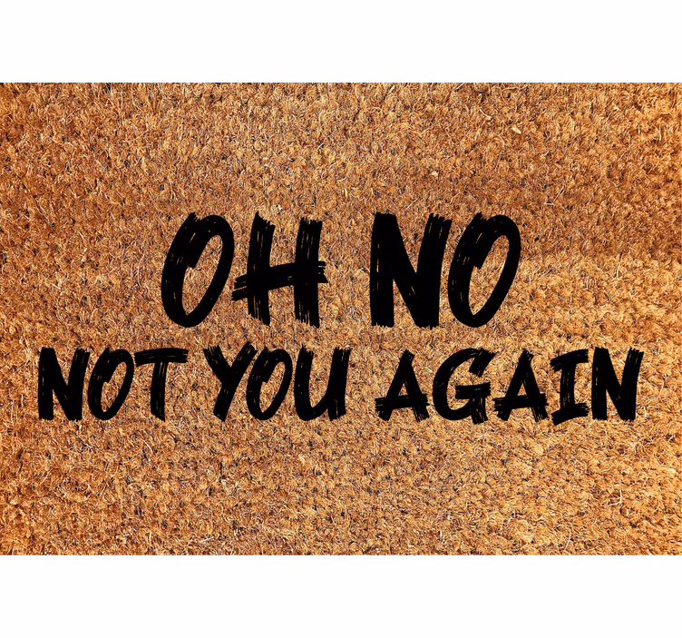Blind beige not you again - TenStickers