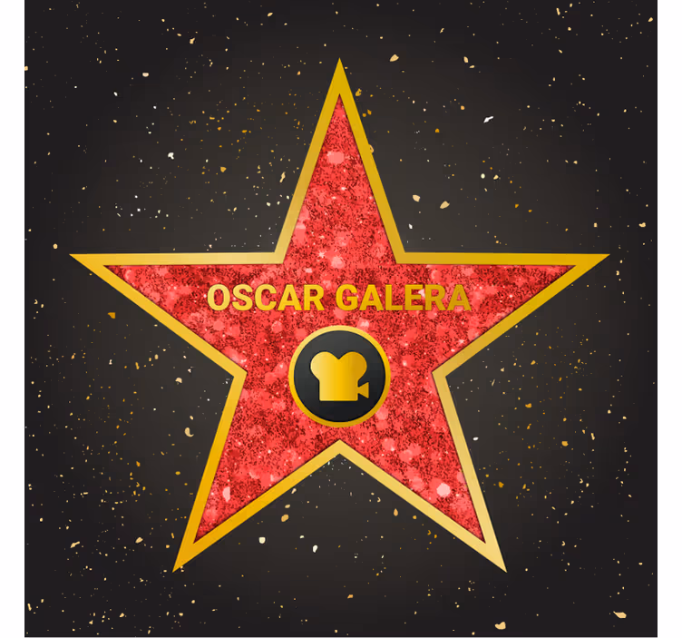 Blind bedroom customizable hollywood star accent - TenStickers