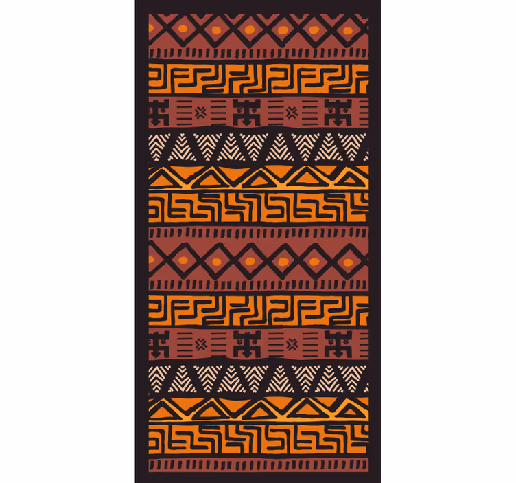 Blind bedroom in african style - TenStickers