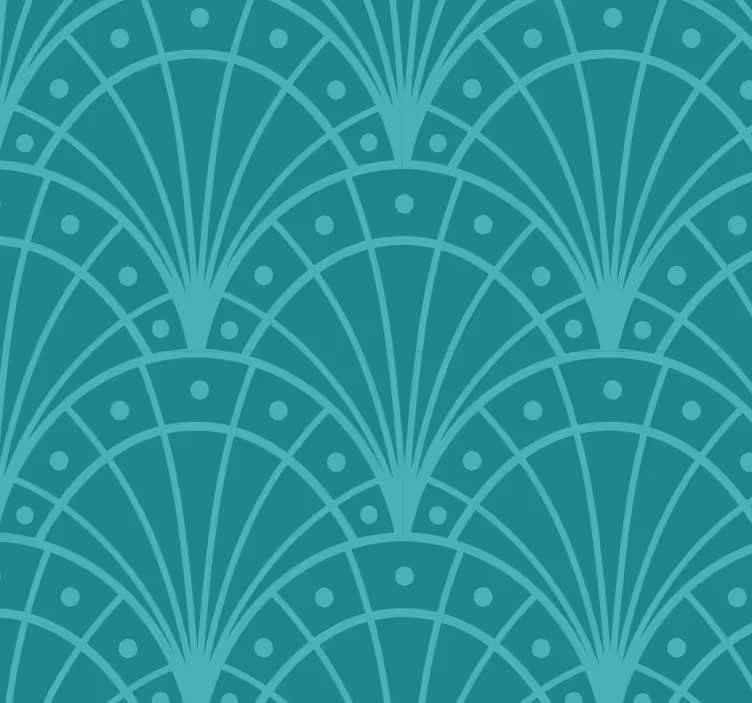 Blind bedroom in art deco style - TenStickers