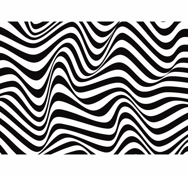 Blind bedroom organic 3d stripes - TenStickers