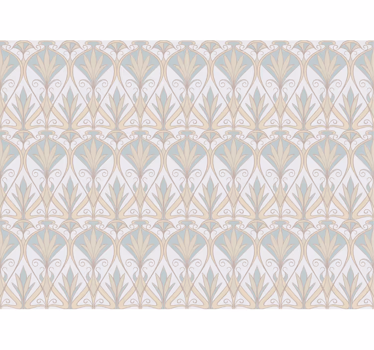 Blind bedroom botanical retro floral design - TenStickers