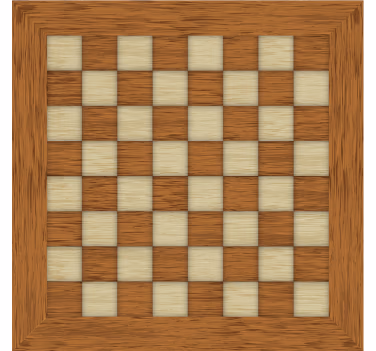 Blind bedroom chessboard design - TenStickers