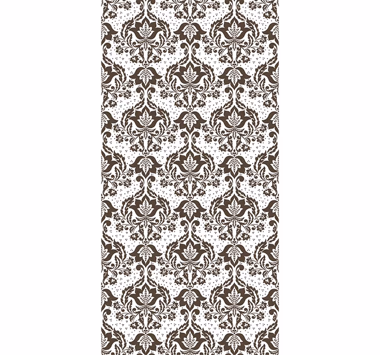 Blind bedroom floral decor - TenStickers