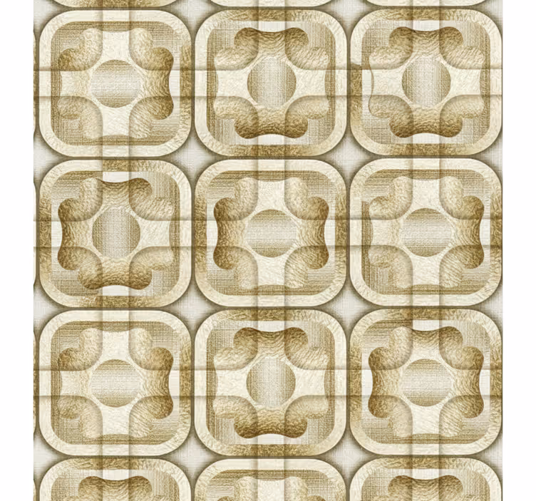 Retro roller blind with classic design - TenStickers