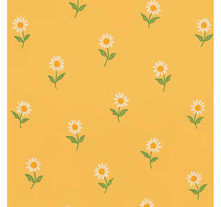 Retro roller blind 1940s daisy nursery pattern - TenStickers