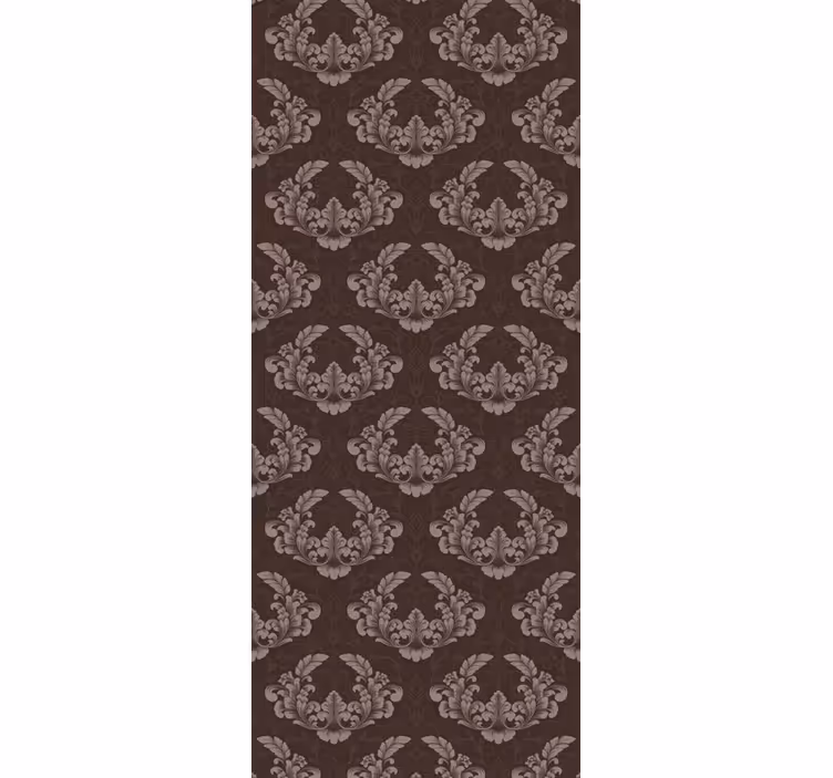 Retro roller blind with classic floral designs - TenStickers