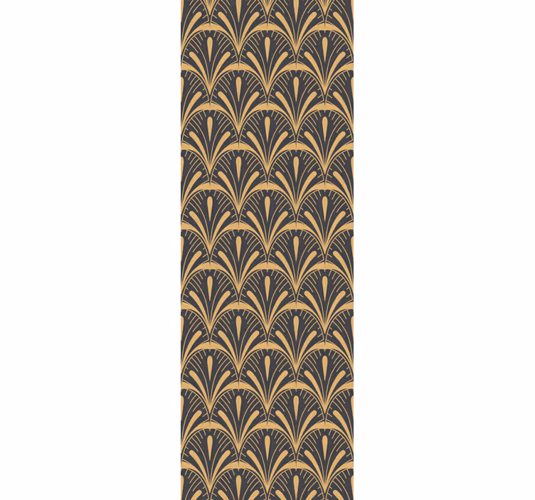 Retro roller blind art deco design - TenStickers
