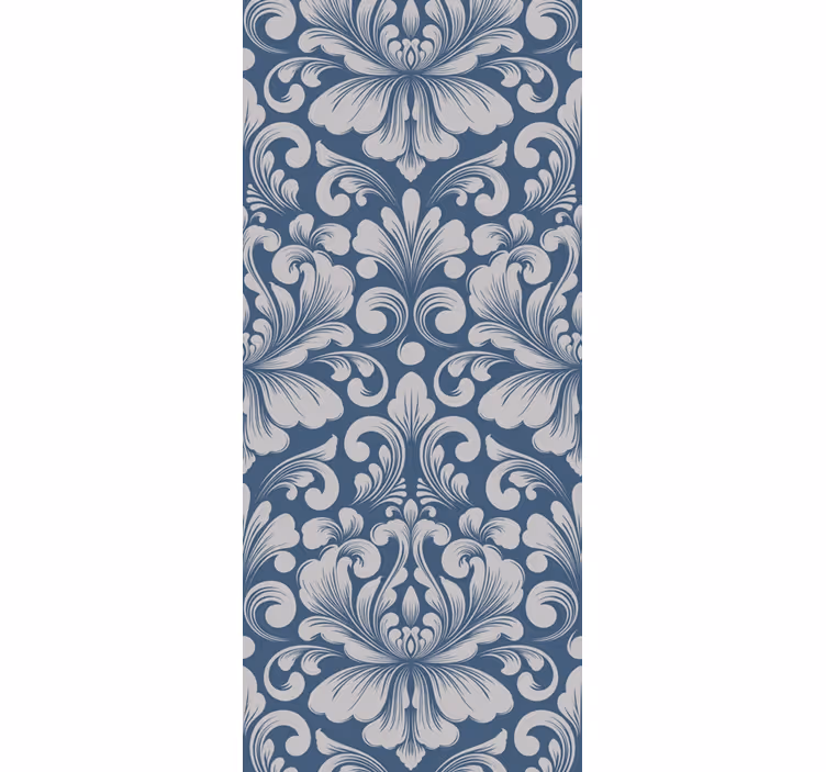 Retro roller blind classic damask design - TenStickers