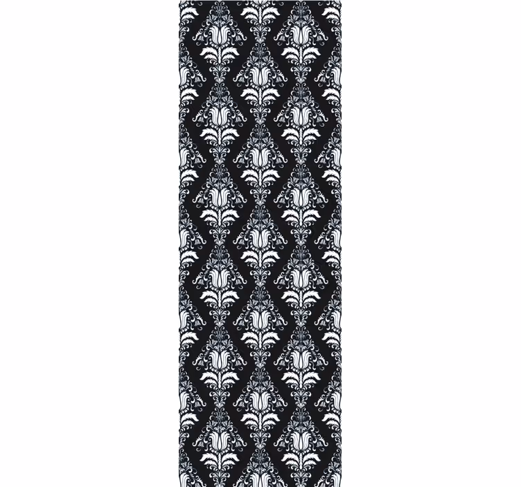 Retro roller blind in french provincial pattern - TenStickers