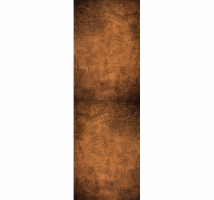 Retro roller blind rustic brown rectangle pattern - TenStickers