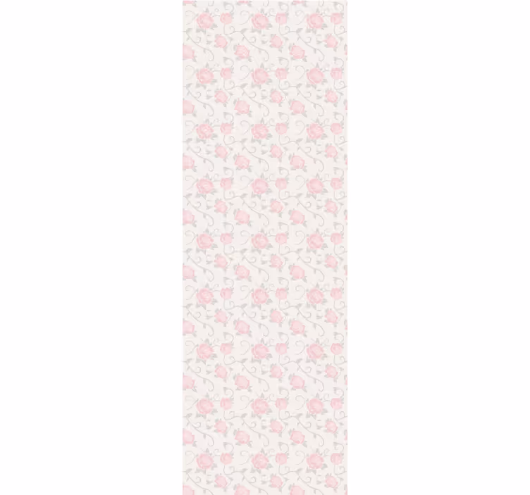 Retro roller blind little flowers vintage style - TenStickers