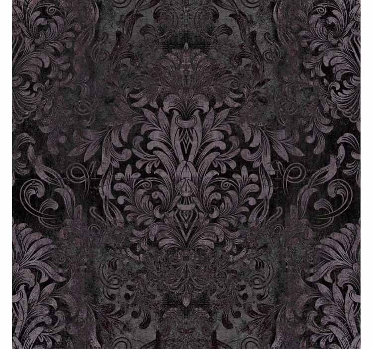 Retro roller blind in dark shades - TenStickers