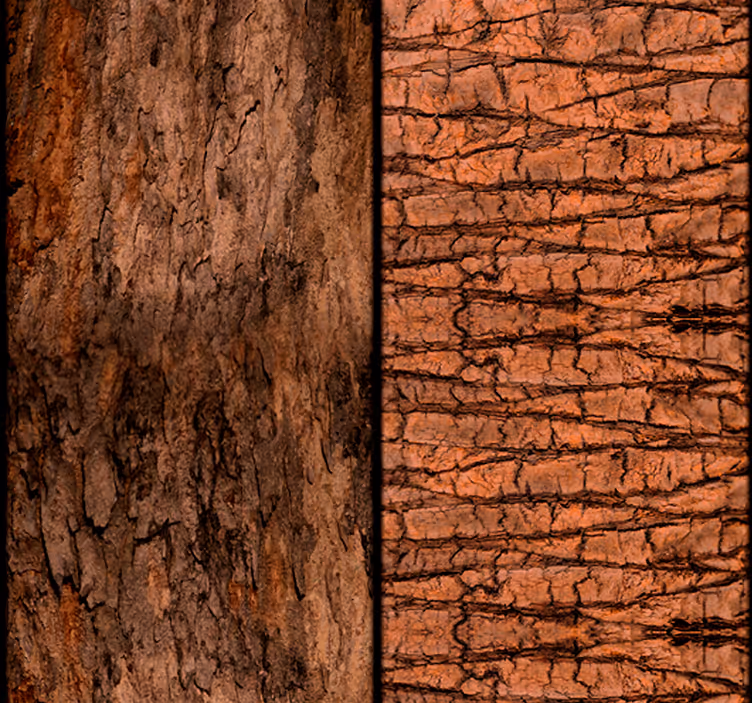 Retro roller blind time etched in the tree - TenStickers