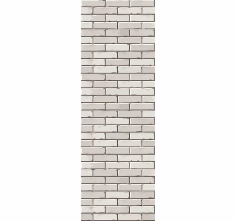 Retro roller blind in light brick design - TenStickers