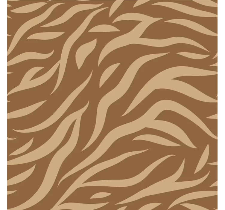 Living room blind in brown and beige tiger pattern - TenStickers