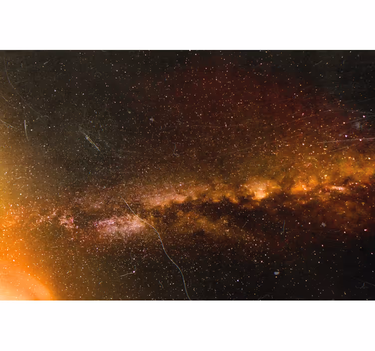 Living room blind cosmic rain in space - TenStickers