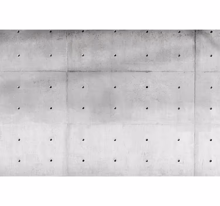 Living room blind cement structures design industrial style - TenStickers