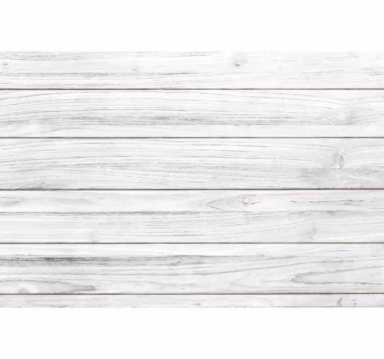 White window blind with light wood effect - TenStickers