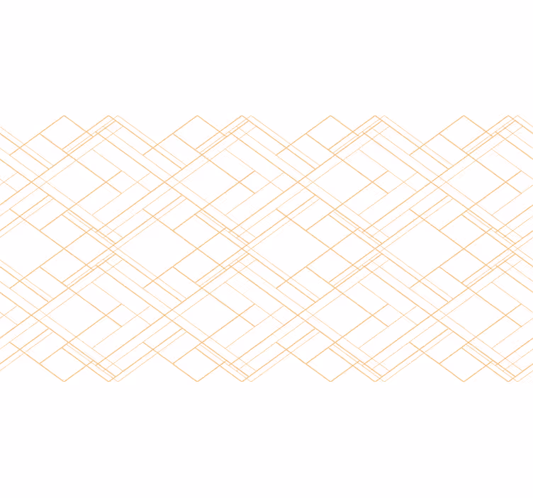 White window blind with geometric lines pattern - TenStickers