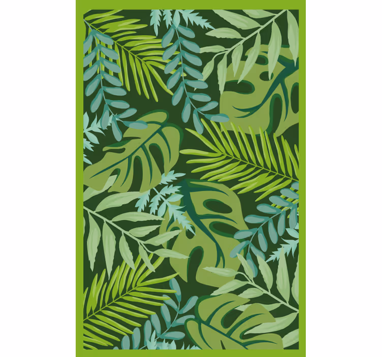 Blind bedroom jungle foliage - TenStickers