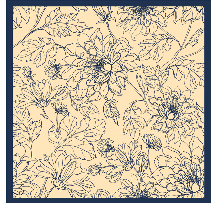 Blind bedroom peony variety pattern - TenStickers