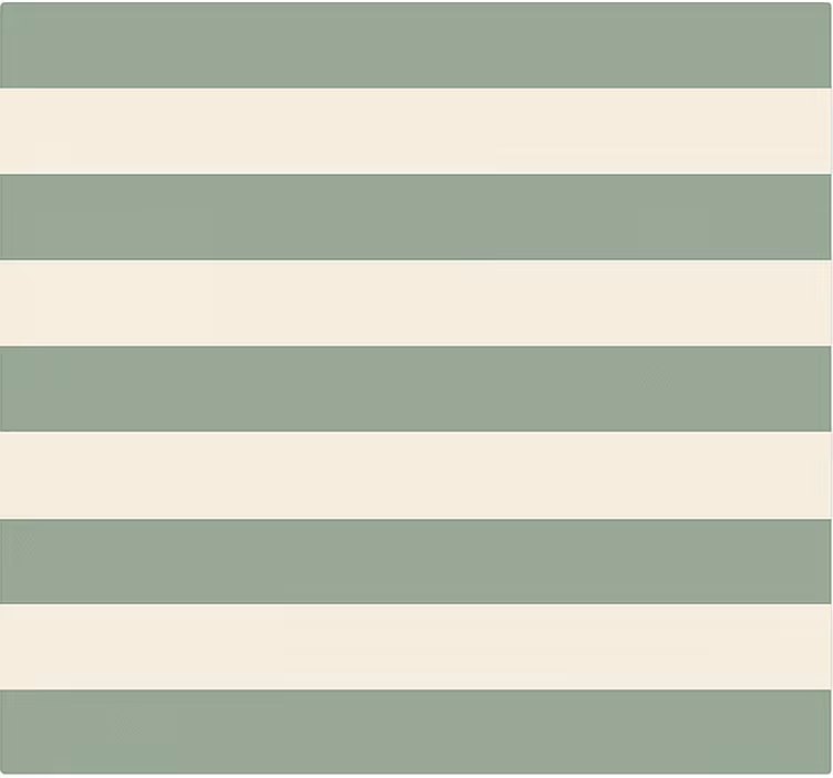 Blind bedroom green striped pattern - TenStickers
