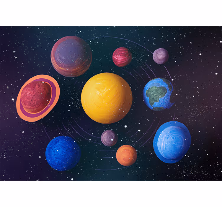 Blind bedroom exoplanetary possibilities - TenStickers