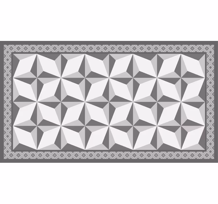 Blind grey margot geometric pattern - TenStickers