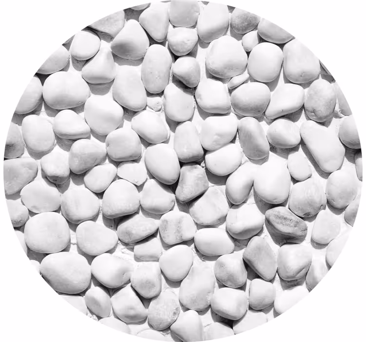 Blind grey white irregular stones - TenStickers