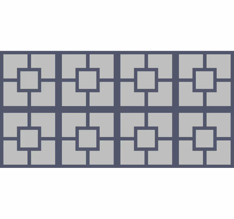 Blind grey hollywood-regency original squares - TenStickers