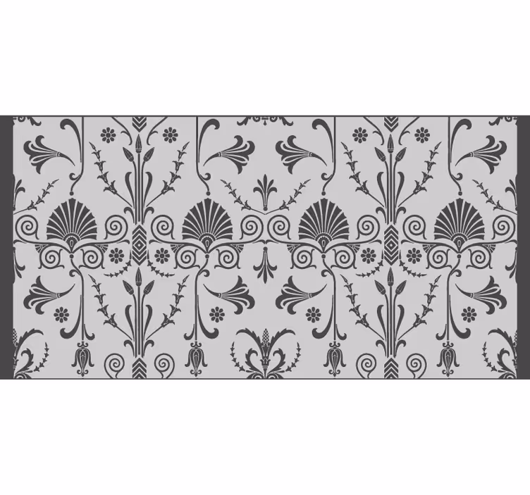 Blind grey french provincial floral design - TenStickers