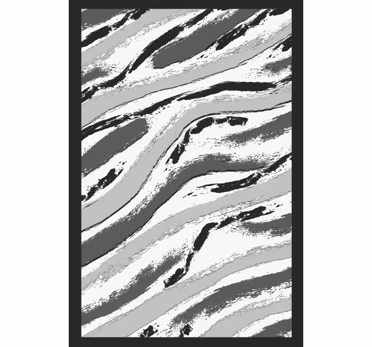 Blind grey dark grey with vintage white design - TenStickers
