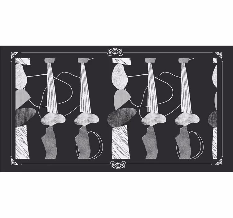 Blind grey unique stone patterns - TenStickers