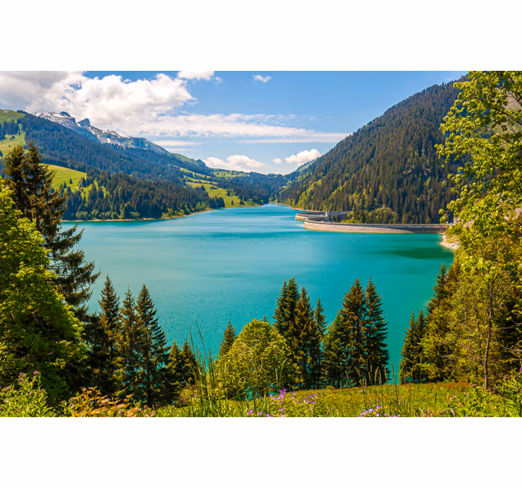 Lago longrin living room blind - TenStickers