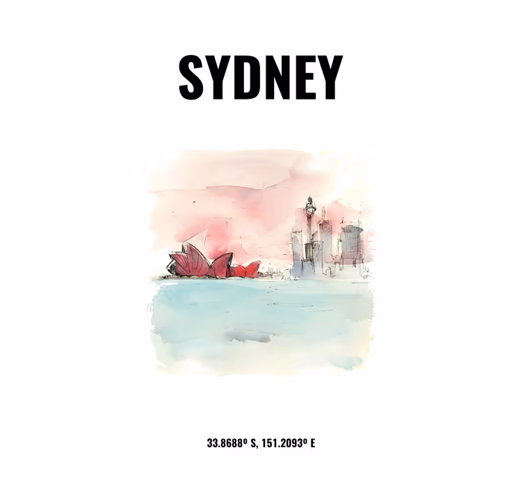 Sydney coordinates living room blind - TenStickers